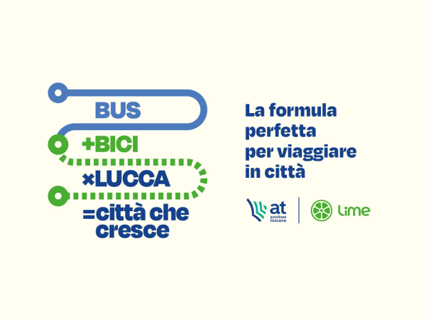 bici e bus a Lucca